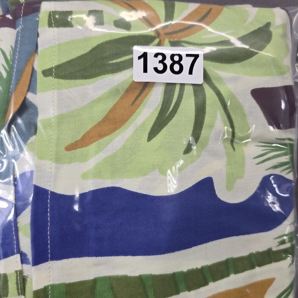 True Destinations Resort Wear Flare Pants Beach Blue Green Small New - Picture 14 of 14